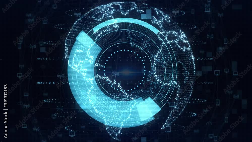 Optimization Software Technology Process System Business concept. Business, Technology, Internet and network concept.