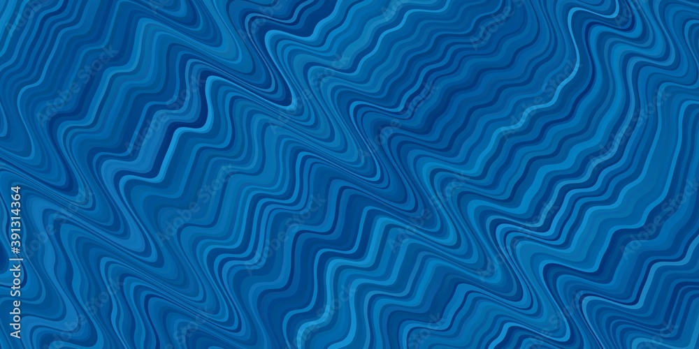 Light BLUE vector background with bent lines. Light BLUE vector background with bent lines.