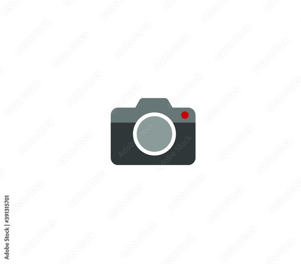 Camera icon isolated on white background, camera vector symbol Camera icon isolated on white background, camera vector symbol