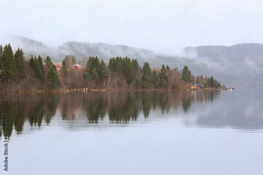 Fototapeta premium Lake Selbu, Norway