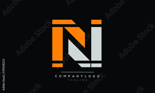 J initials monogram letter text alphabet logo design