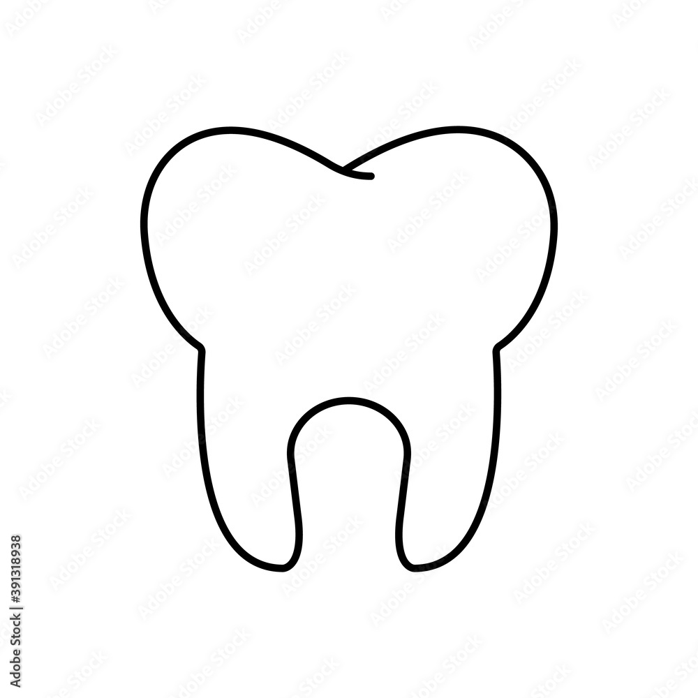 tooth icon element of dentistry icon for mobile concept and web apps. Thin line tooth icon can be used for web and mobile. Premium icon on white background tooth icon element of dentistry icon for mobile concept and web apps. Thin line tooth icon can be used for web and mobile. Premium icon on white background