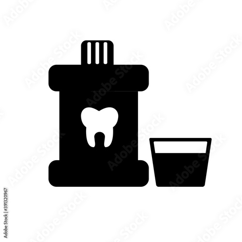 mouthwash icon element of dentistry icon for mobile concept and web apps. Thin line mouthwash icon can be used for web and mobile. Premium icon on white background