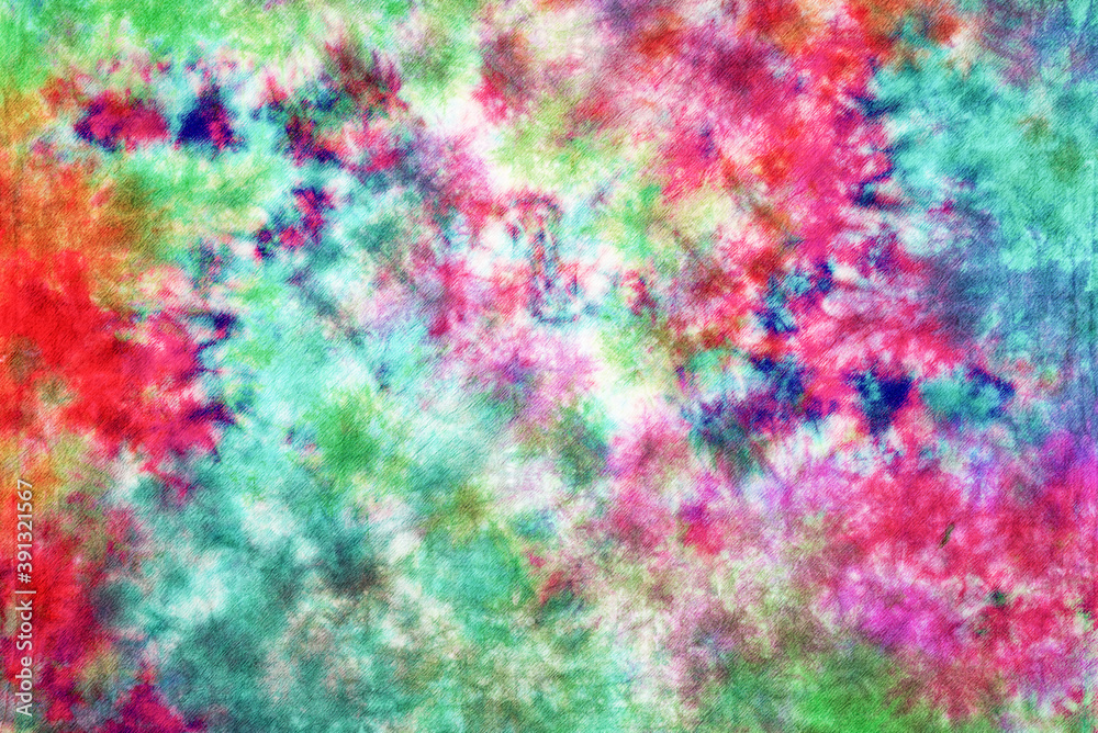 tie dye pattern hand dyed on cotton fabric abstract background. tie dye pattern hand dyed on cotton fabric abstract background.