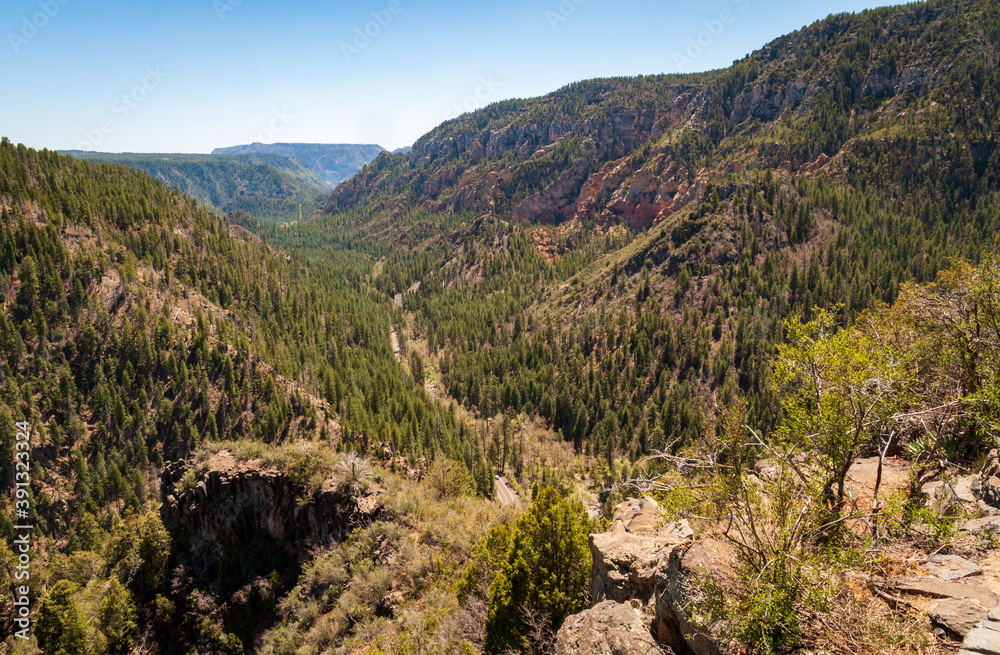 View of the Valley at Oak Creek Canyon View of the Valley at Oak Creek Canyon