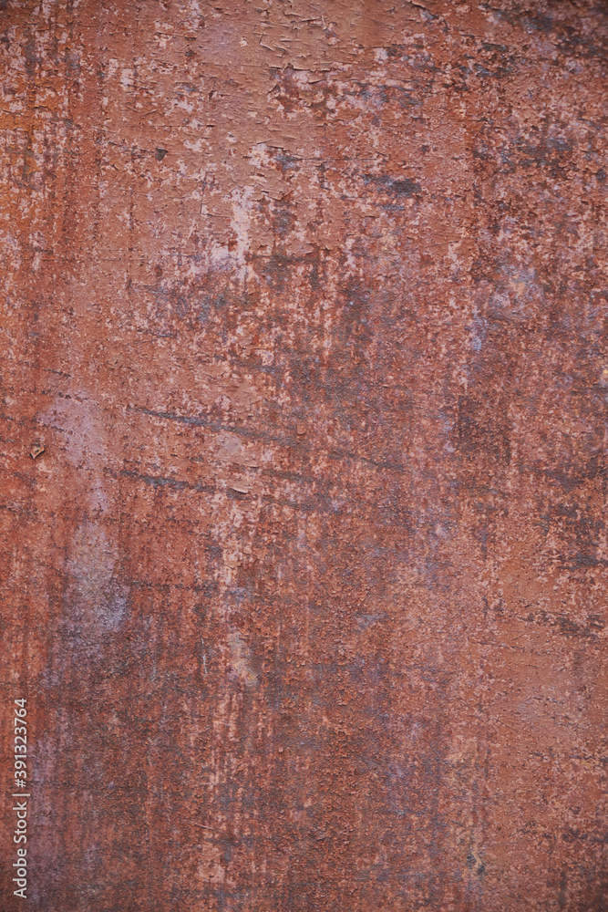 Dark worn rusty metal background texture.