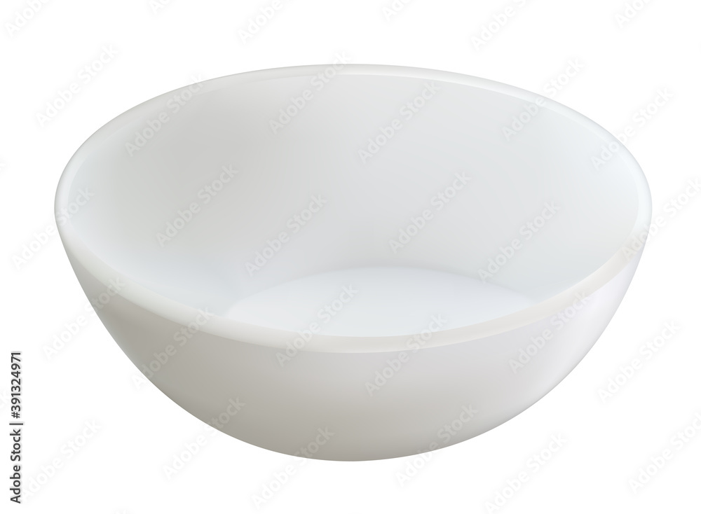 Empty white realistic ceramic dip bowl for sauces. Vector illustration. Blank round classic dishware container porcelain ramekin. Crockery for condiments Empty white realistic ceramic dip bowl for sauces. Vector illustration. Blank round classic dishware container porcelain ramekin. Crockery for condiments