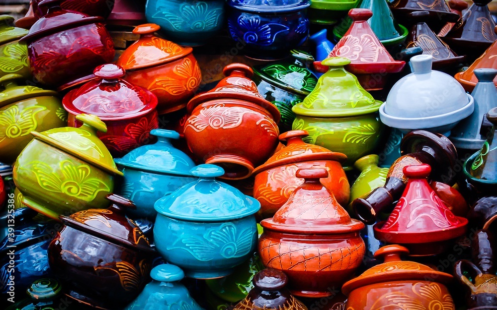 Obraz premium targ w Maroko