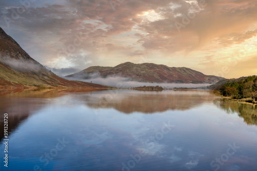 Sunrise on Crummock Water