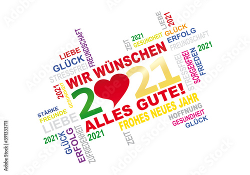 wir wünschen alles gute 2021