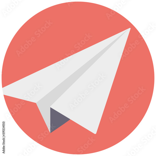 Free Download 
All time favorite, paper plane flat icon design
 - GFXLoad