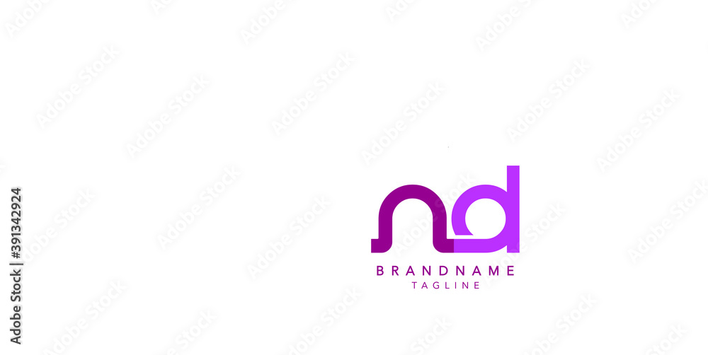 alphabet-letter-initial-monogram-logo-nd-nd-initial-dn-letter-n-and-d