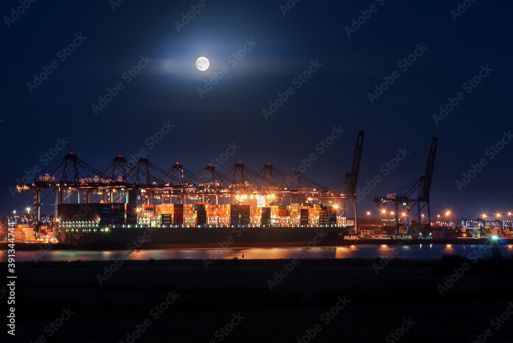 The Port of Felixstowe is the busiest container terminal in the UK