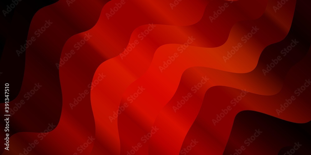 Dark Orange vector background with bows. Dark Orange vector background with bows.