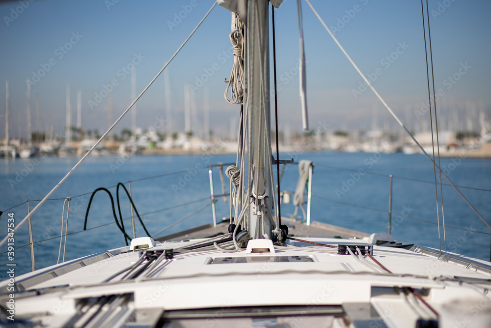 Fototapeta premium yacht in the harbor