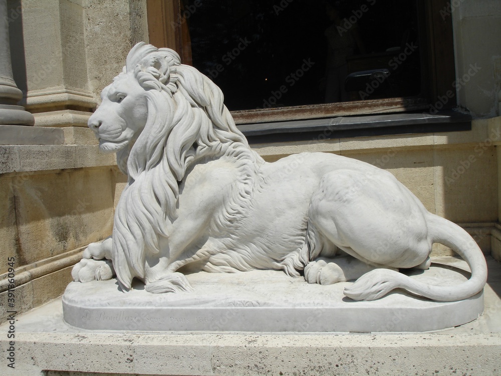 White Lion Statue From Istanbul White Lion Statue From Istanbul