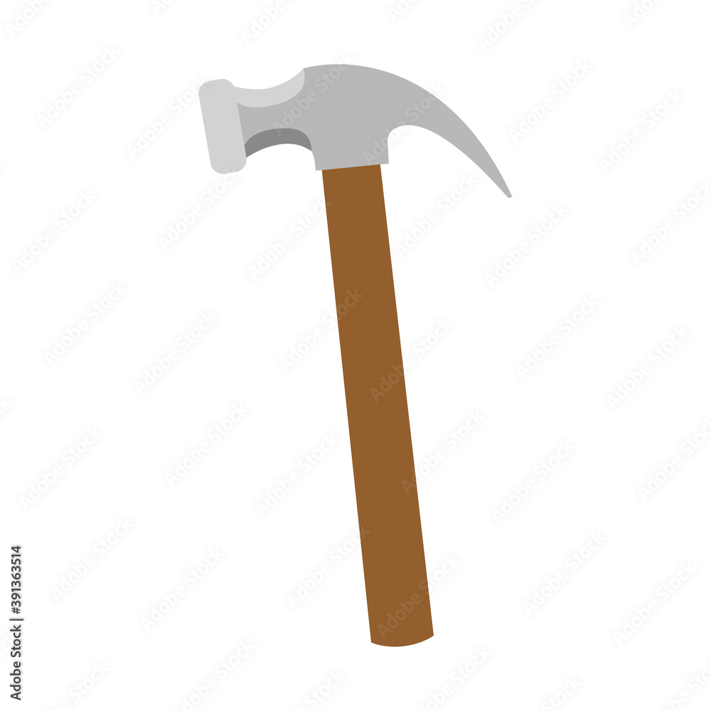 Isolated hammer for build home activities icon- Vector Isolated hammer for build home activities icon- Vector