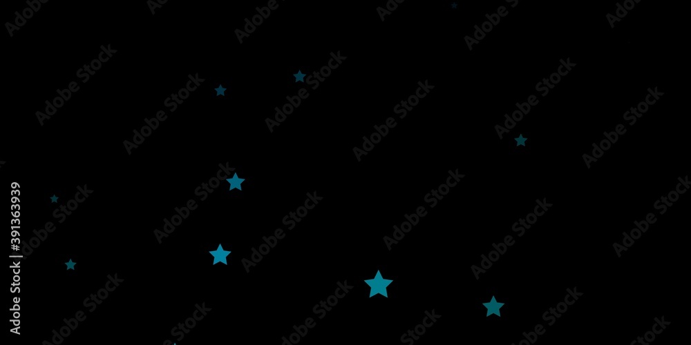 Dark BLUE vector layout with bright stars.