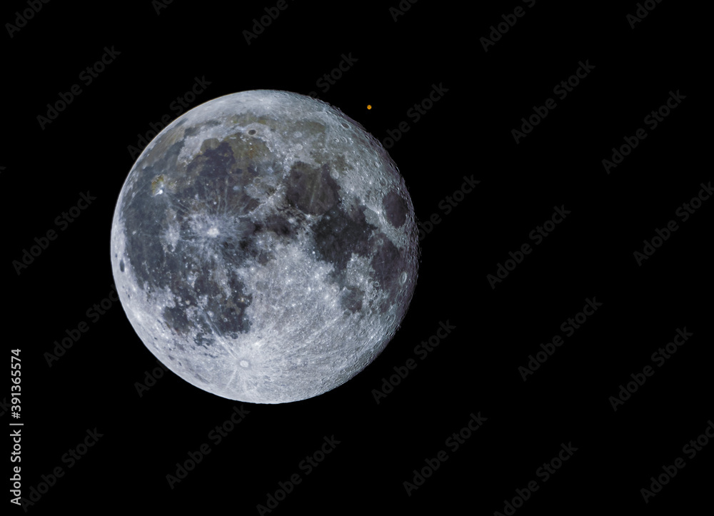 Obraz premium Moon and Mars