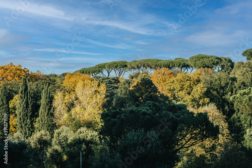view of the hills