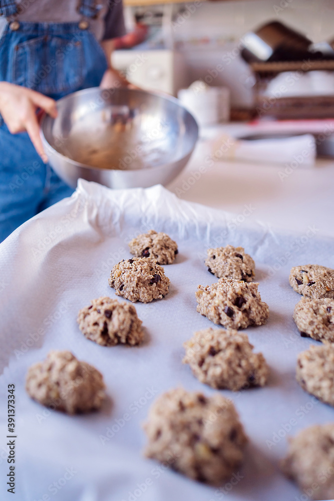 Oatmeal Cookies With Chocolate Chips. Oatmeal Cookies With Chocolate Chips.