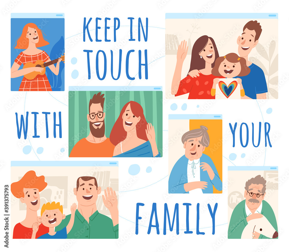 Home isolation stay at home quarantine vector illustration Home isolation stay at home quarantine vector illustration