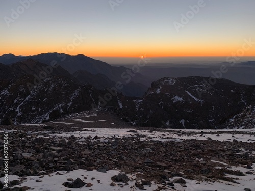 Wallpaper Mural sunset in the mountains, Morocco  Torontodigital.ca