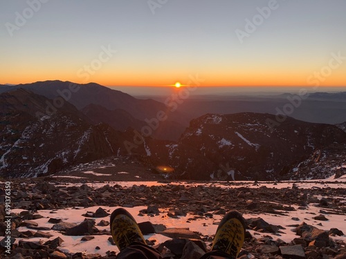 Wallpaper Mural sunset in the mountains, Morocco  Torontodigital.ca