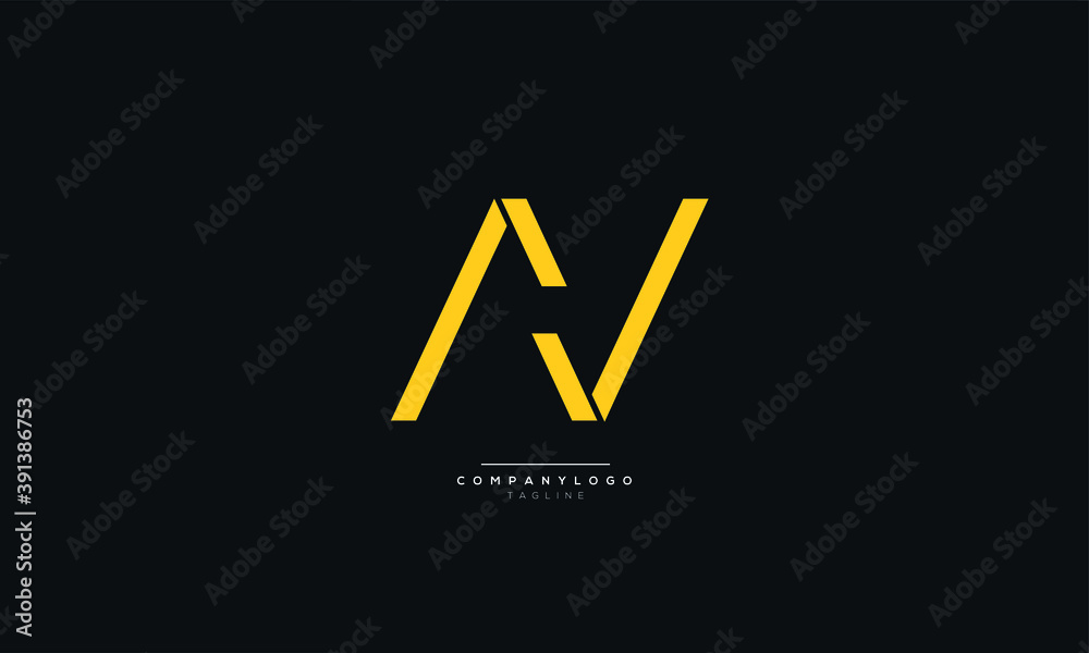 Letter AV Business Logo Design Alphabet Icon Vector Monogram Letter AV Business Logo Design Alphabet Icon Vector Monogram