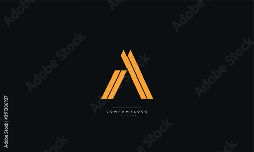 Letter AA Business Logo Design Alphabet Icon Vector Monogram