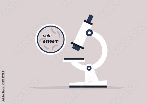 Microscopically low self-esteem, a metaphorical concept of self-evaluation