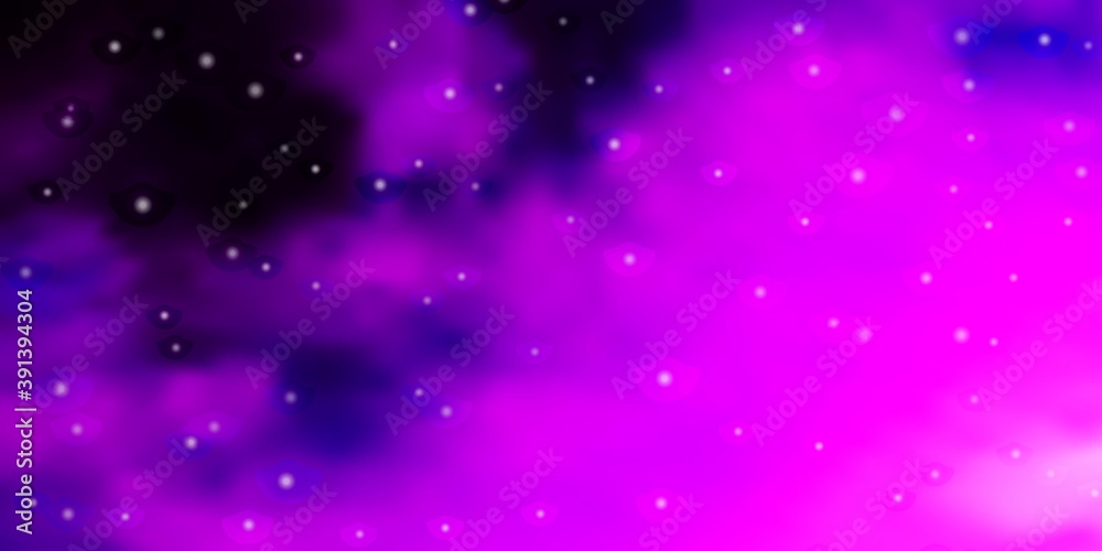 Light Pink vector layout with bright stars. Light Pink vector layout with bright stars.