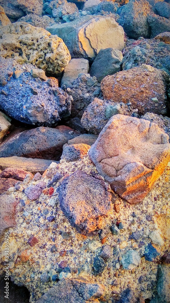 rocks in the sea