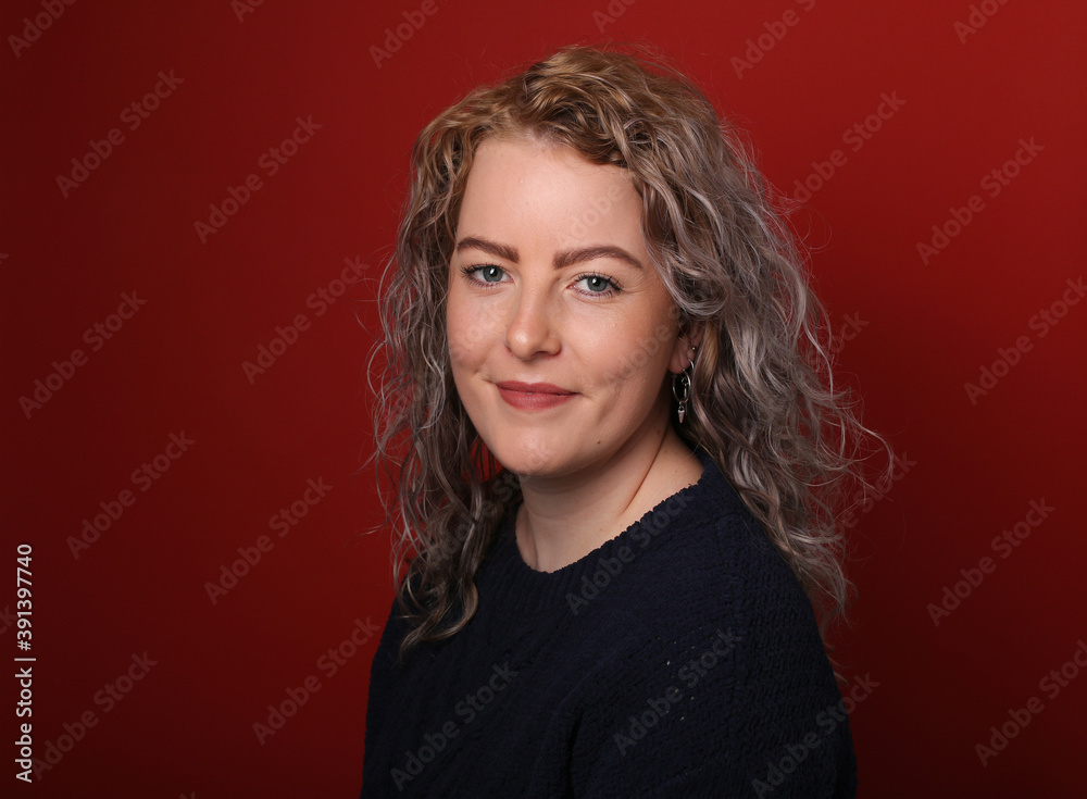 Portrait of a beautiful young woman Portrait of a beautiful young woman
