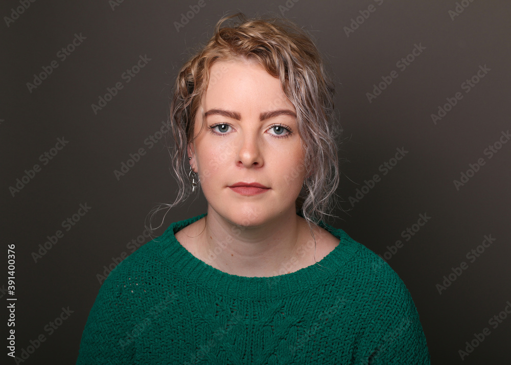 Portrait of a beautiful young woman Portrait of a beautiful young woman