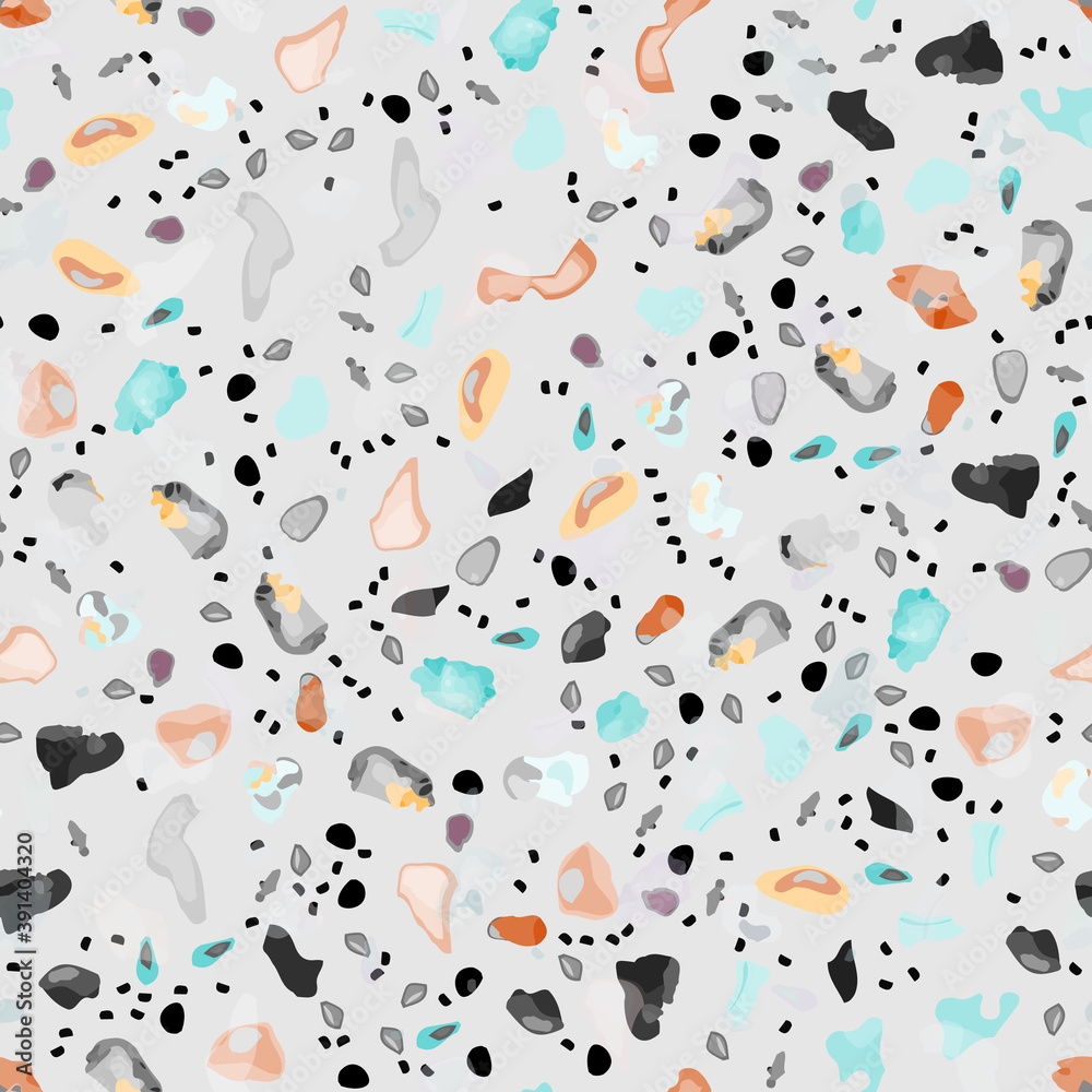 Terrazzo Texture Vector. Flooring Seamless Pattern Terrazzo Texture Vector. Flooring Seamless Pattern