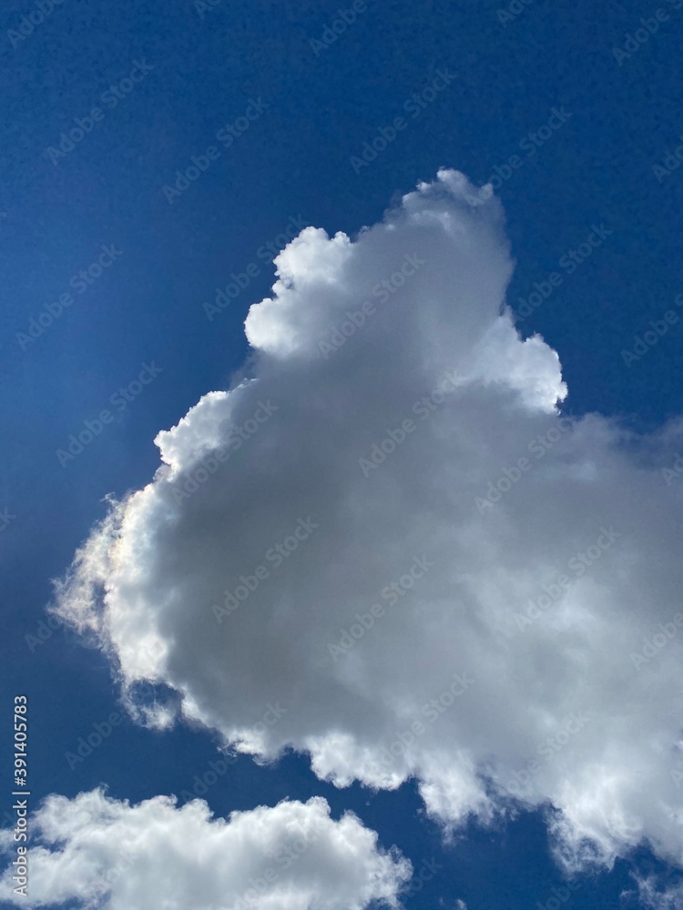 Obraz premium blue sky with clouds