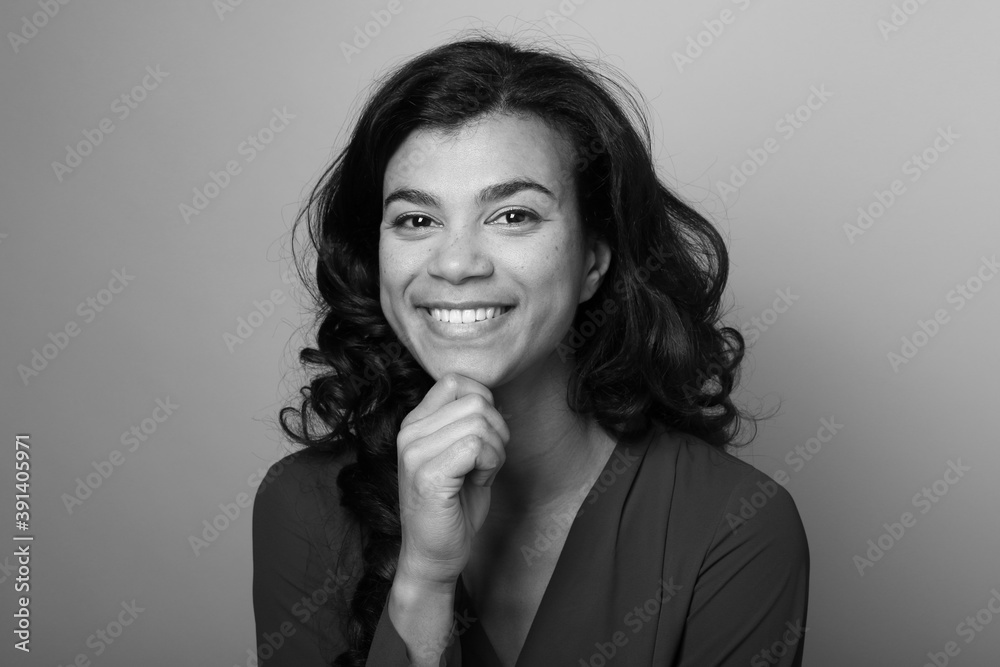 Portrait of a beautiful younng woman