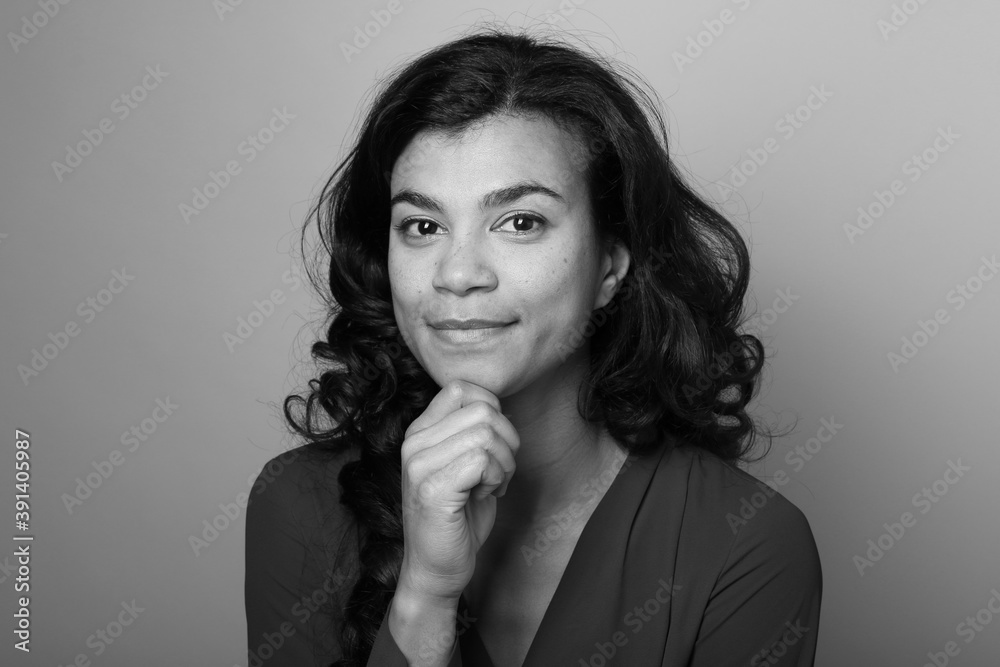 Portrait of a beautiful younng woman