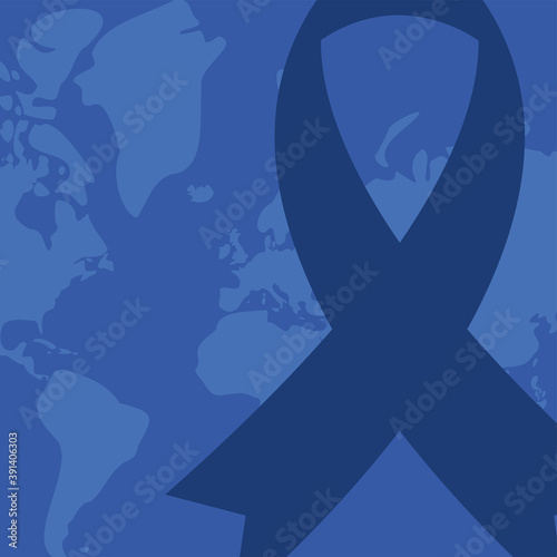 syndrome down ribbon campaign in earth planet