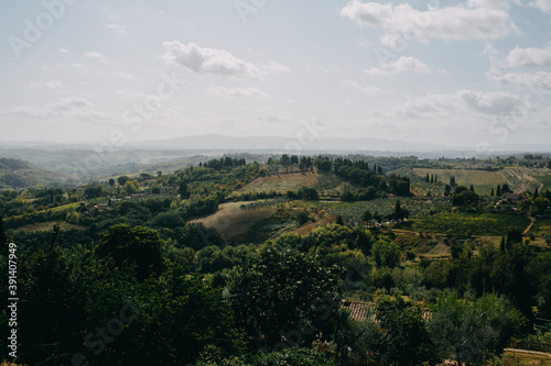 Countryside San Gimignano in Tuscany