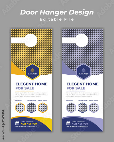 Real Estate Door Hanger Template