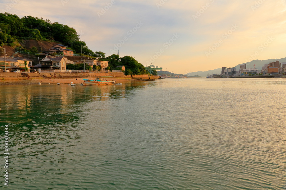 Obraz premium 尾道水道 夕景