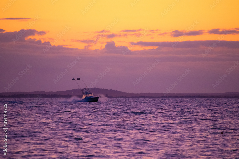 evening boat ride