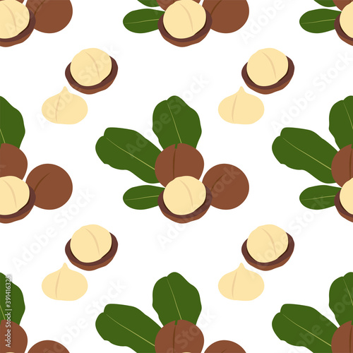 Macadamia nut. Cosmetic and medical plant. 