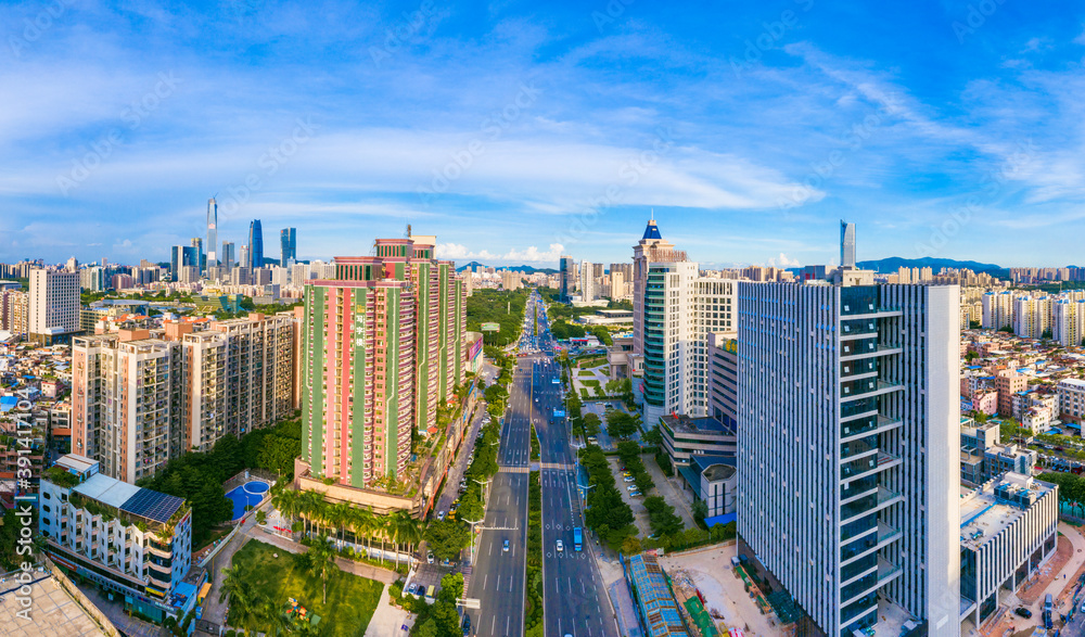 Obraz premium City Scenery of Dongguan City, Guangdong Province, China