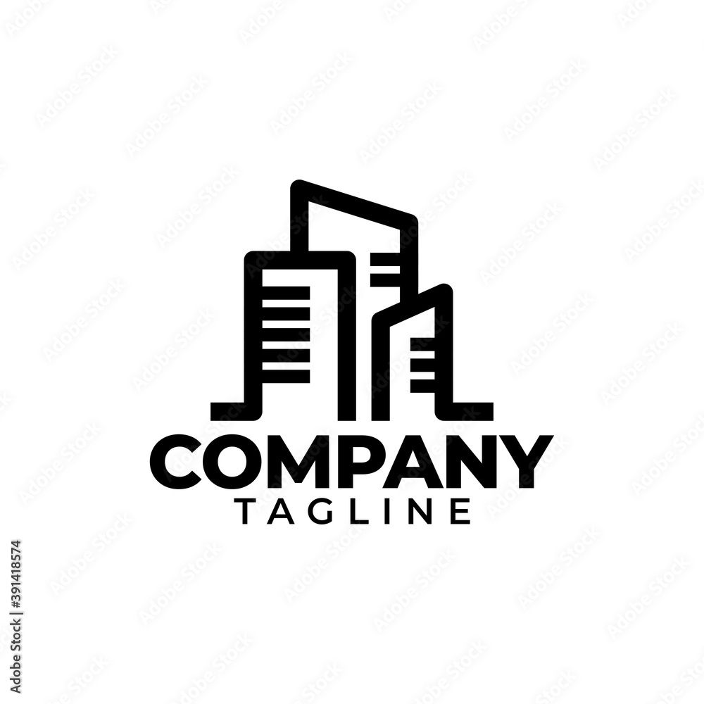 building logo for real estate company