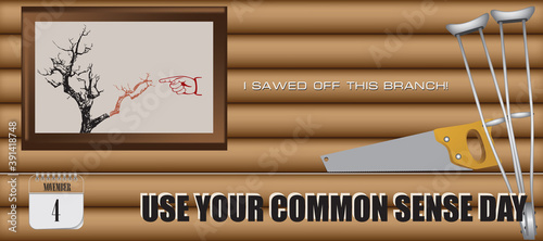 Postcard Use Your Common Sense