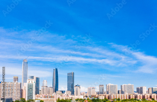 Urban skyline of Dongguan City, Guangdong Province, China © Weiming