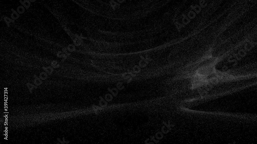 Wallpaper Mural 3D Render Sand Swirl. Dust Tornado Slow Speed Animation. Spinning White Particles In Dark Isolated Space. 4K Animated Background  Torontodigital.ca